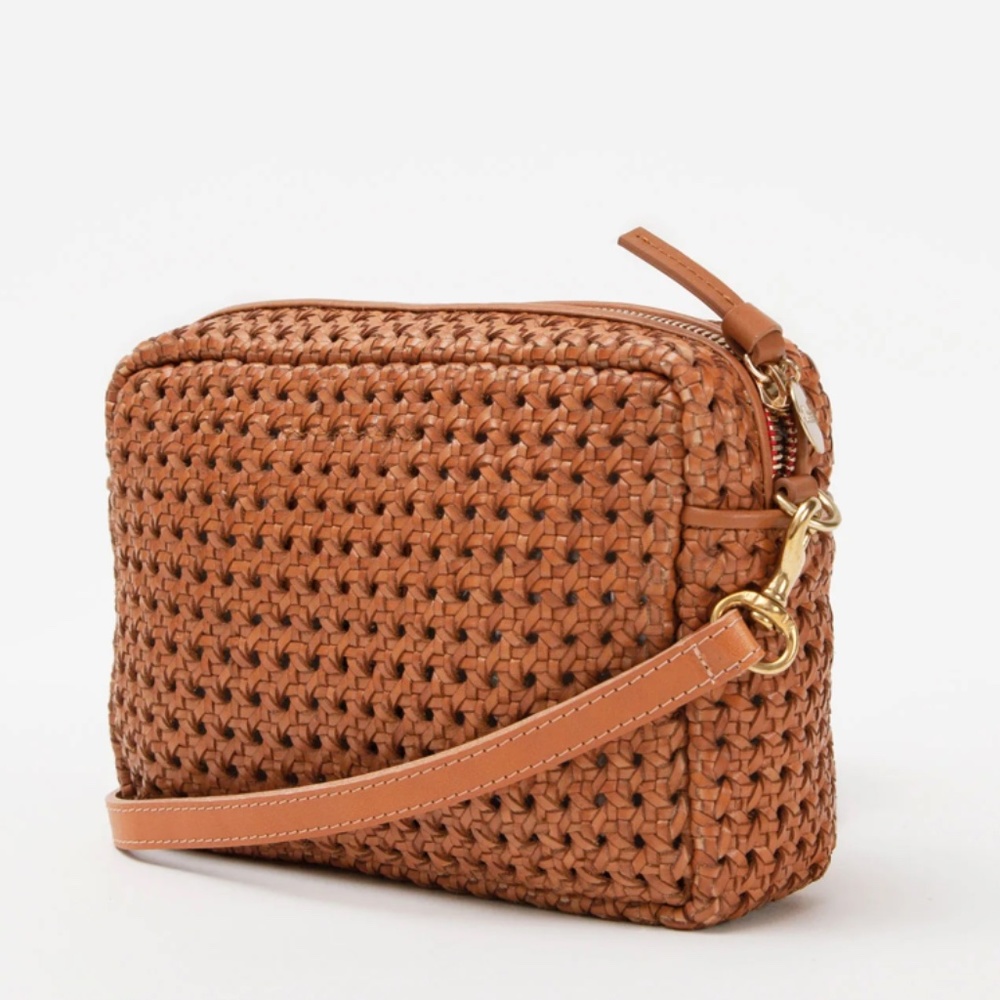 Clare V Midi Sac - Tan Rattan